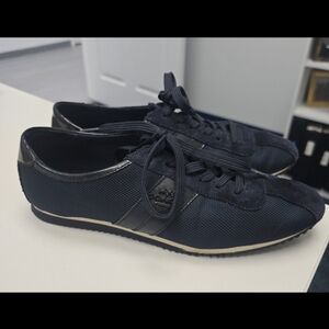 Coach Ivy Canvas & suede Womens blue fashion sneaker 8